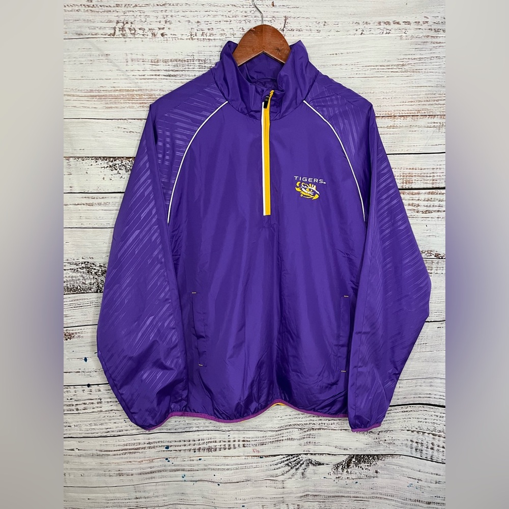 G-III Sports By Carl Banks Pullover Windbreaker Jacket LSU Women’s XL